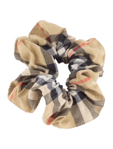 burberry hair scrunchie.